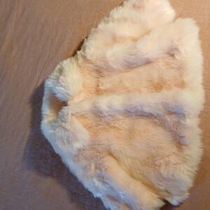 Baby girls Pink faux fur coat